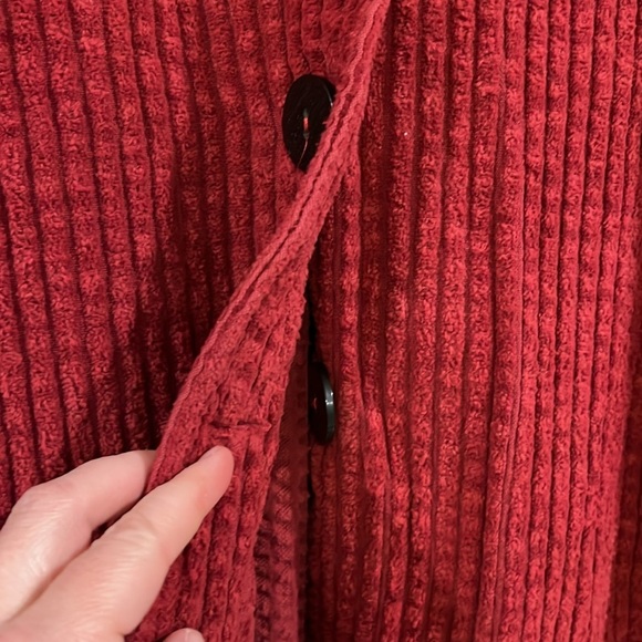 Color Me Cotton - small, swing red/berry/burgundy jacket - Picture 2 of 7